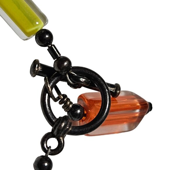 Boho Retro Colorful Glass Bead Bracelet Toggle Clasp Fashion Jewelry Women - Picture 3 of 5